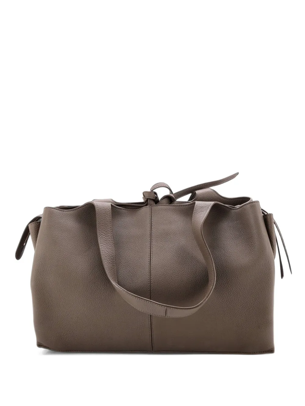 Celine Pre-Owned Tri-Fold Grained Calfskin Medium shoulder bag - Grey
