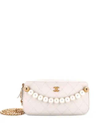 CHANEL Pre-Owned Chic Pearls キルティング ショルダーバッグ