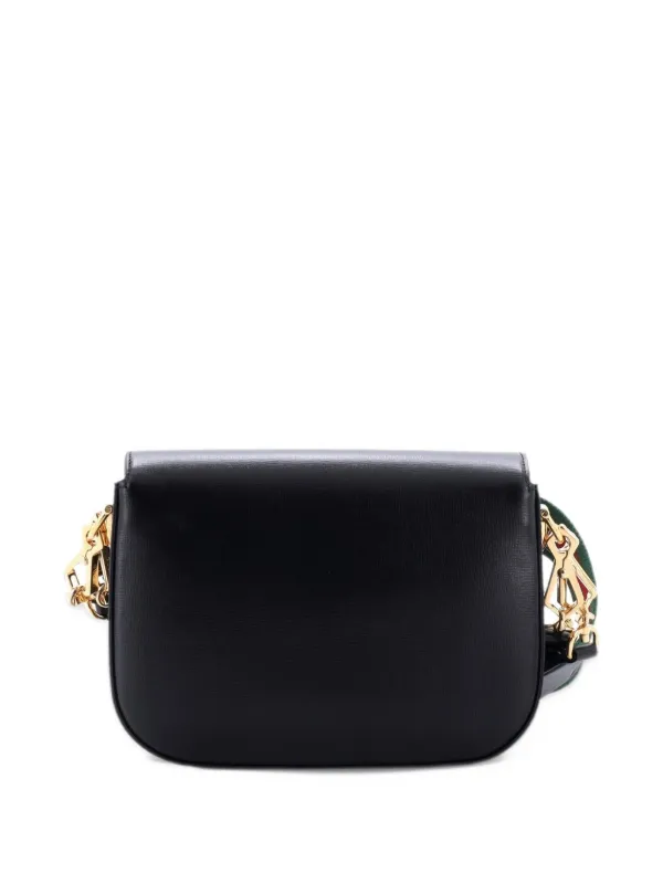 【新品未使用】GUCCIホースビット レザー ケース ブラック　イタリア製 Gucci Pre-Owned ホースビット 1955 レザー ミニ ショルダーバッグ
