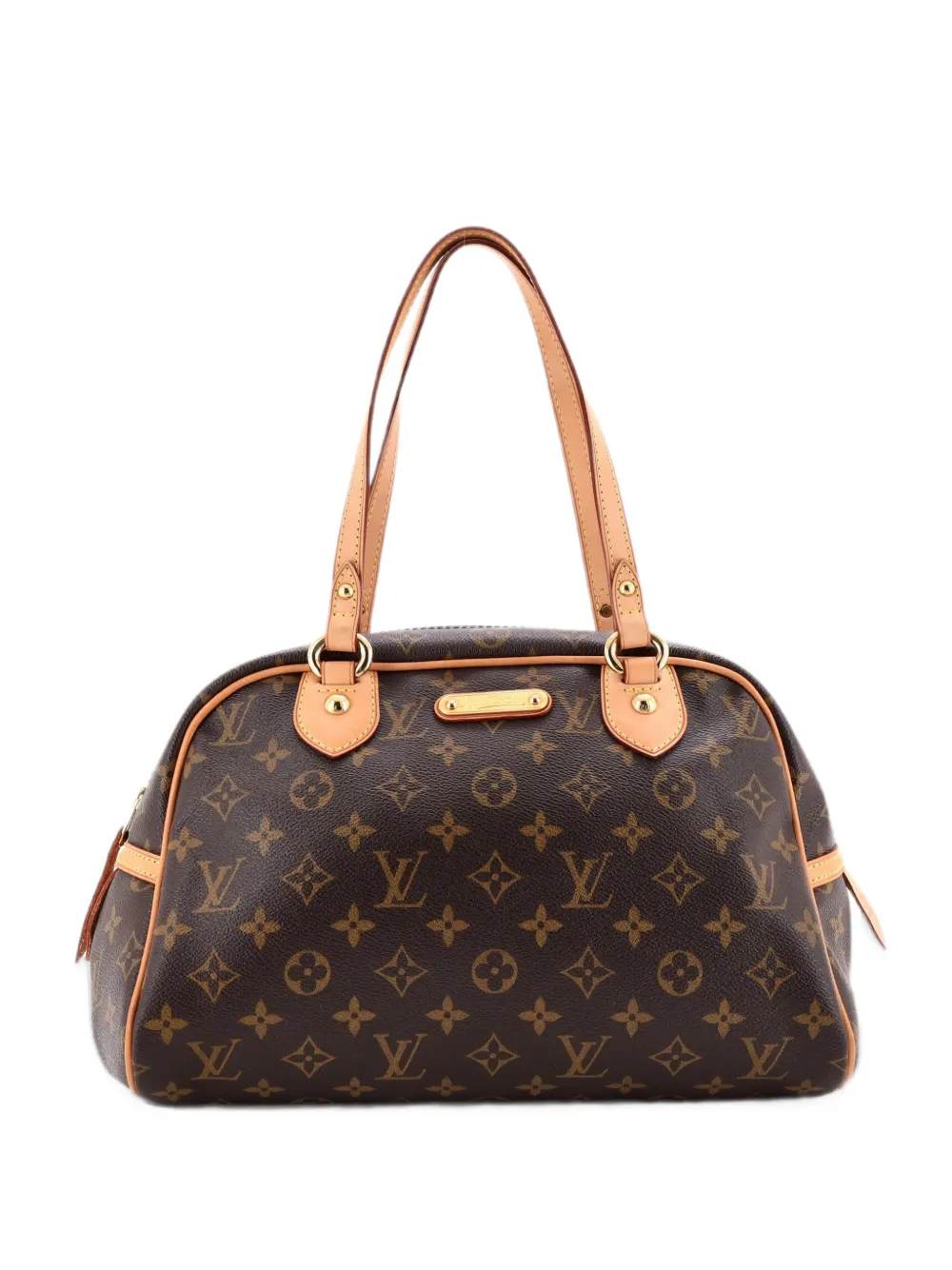Louis Vuitton Pre-Owned Montorgueil Handbag Monogram Canvas PM satchel - Marrone