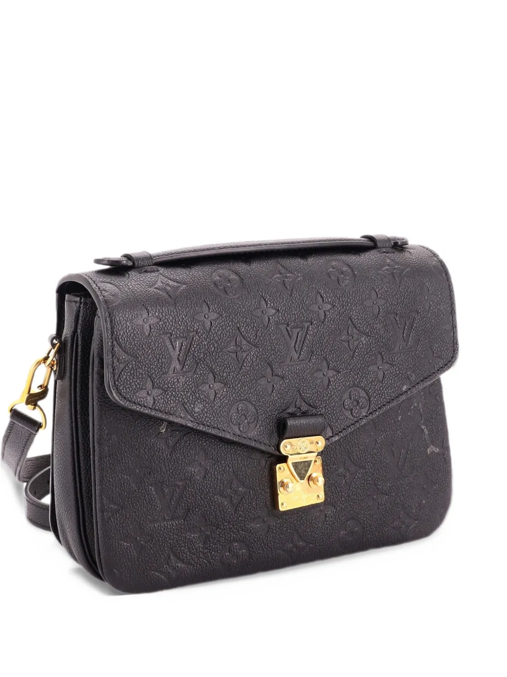 Louis Vuitton Pre-Owned Pochette Metis Monogram Empreinte Leather crossbody bag - Black
