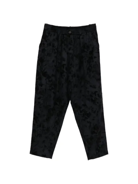 Universal Works Be Bop abstract-pattern pleated trousers