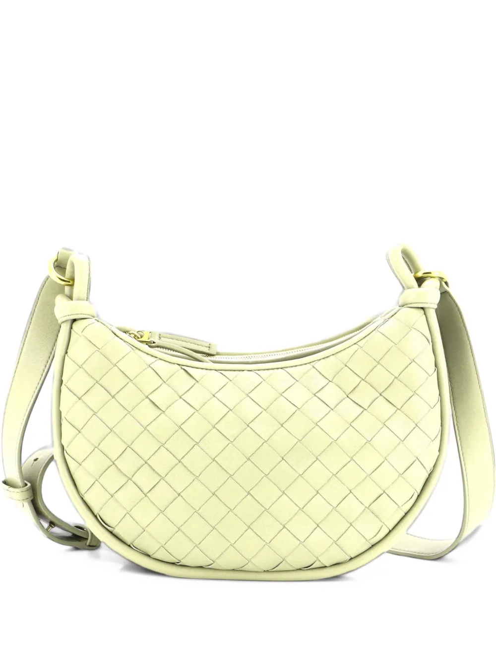 Bottega Veneta Pre-Owned Gemelli Intrecciato Leather Small crossbody bag - Neutrals