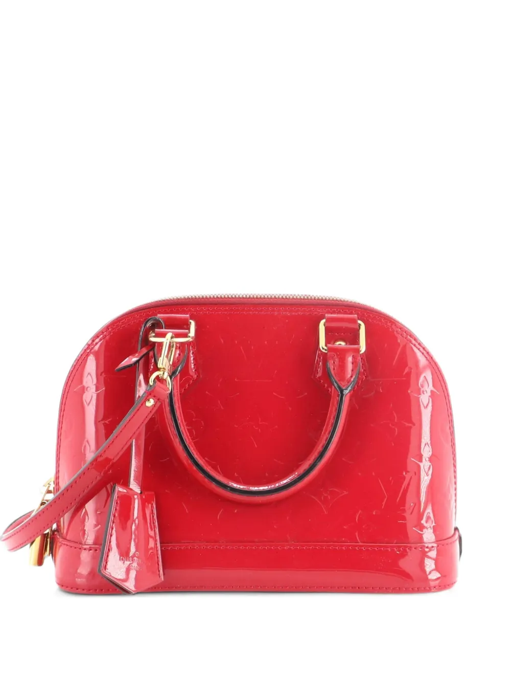 Louis Vuitton Pre-Owned Alma Handbag Monogram Vernis BB shoulder bag - Pink