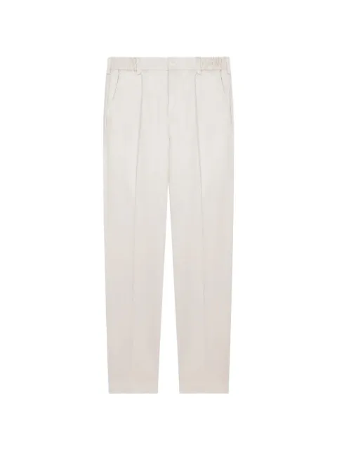 Valenza tapered-leg cotton trousers