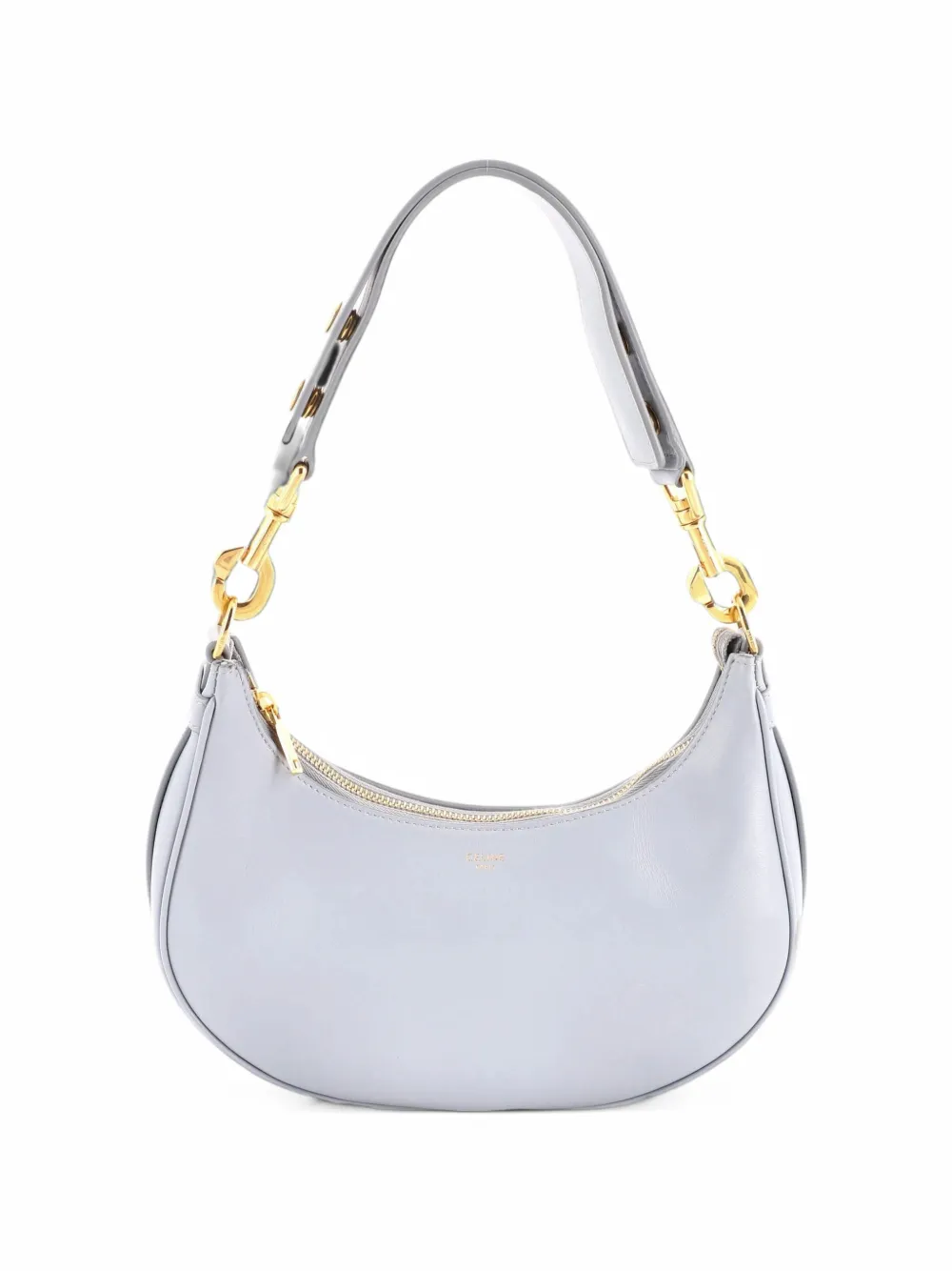 Celine Pre-Owned Ava Strap Bag Leather Medium hobo bag - Blu