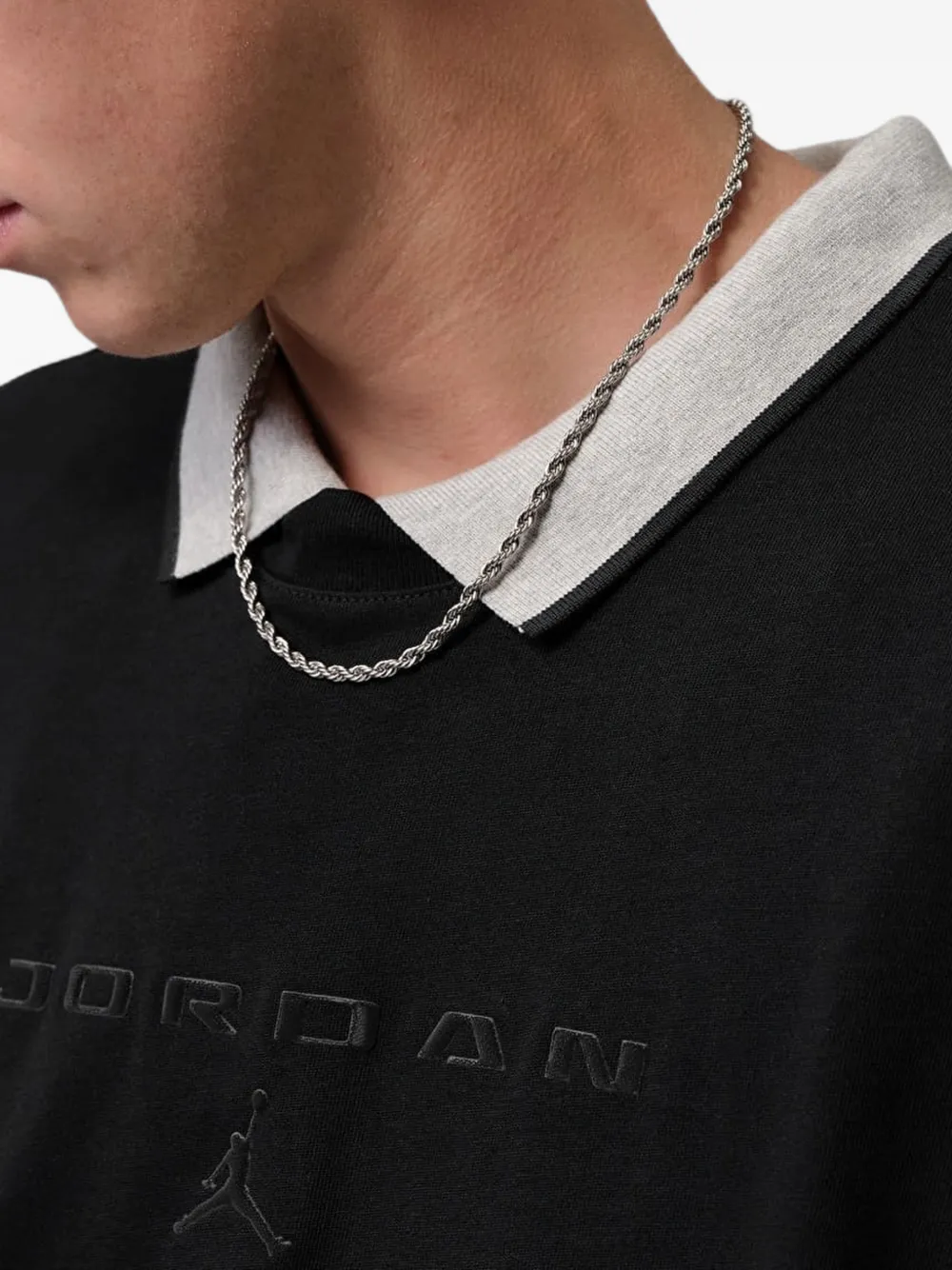 Jordan Flight oversized T-Shirt Zwart