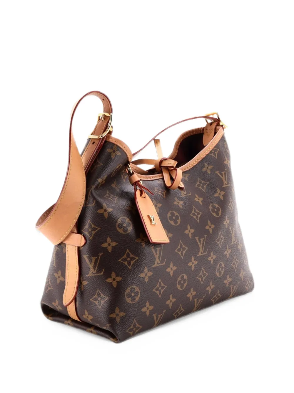 Louis Vuitton Pre-Owned CarryAll Monogram Canvas PM hobo bag - Brown