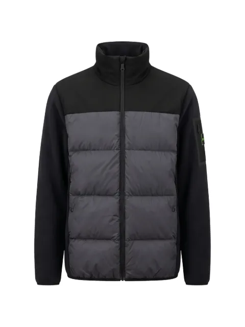 BOSS quilted panelled jacket