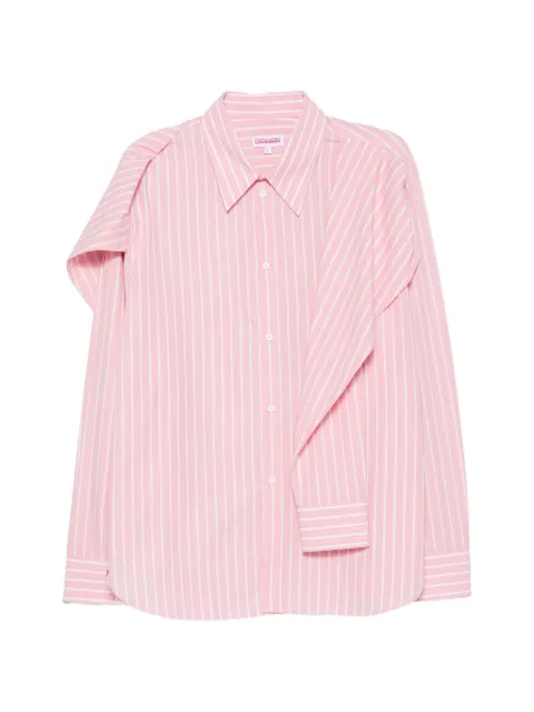 Charles Jeffrey Loverboy stripe-print trompe-l'oeil shirt