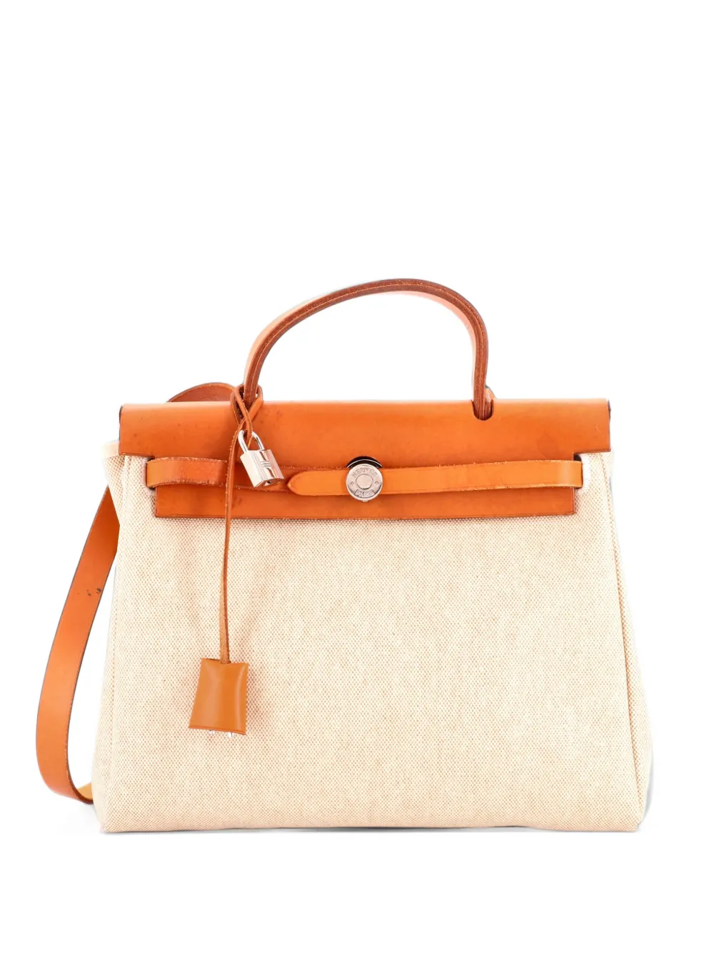 Hermès Pre-Owned Herbag Toile and Leather PM satchel - Brown