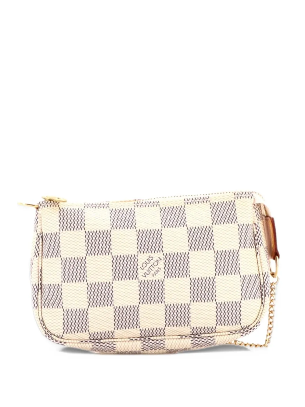 Louis Vuitton Pre-Owned Pochette Accessoires Damier Mini clutch bag - Bianco