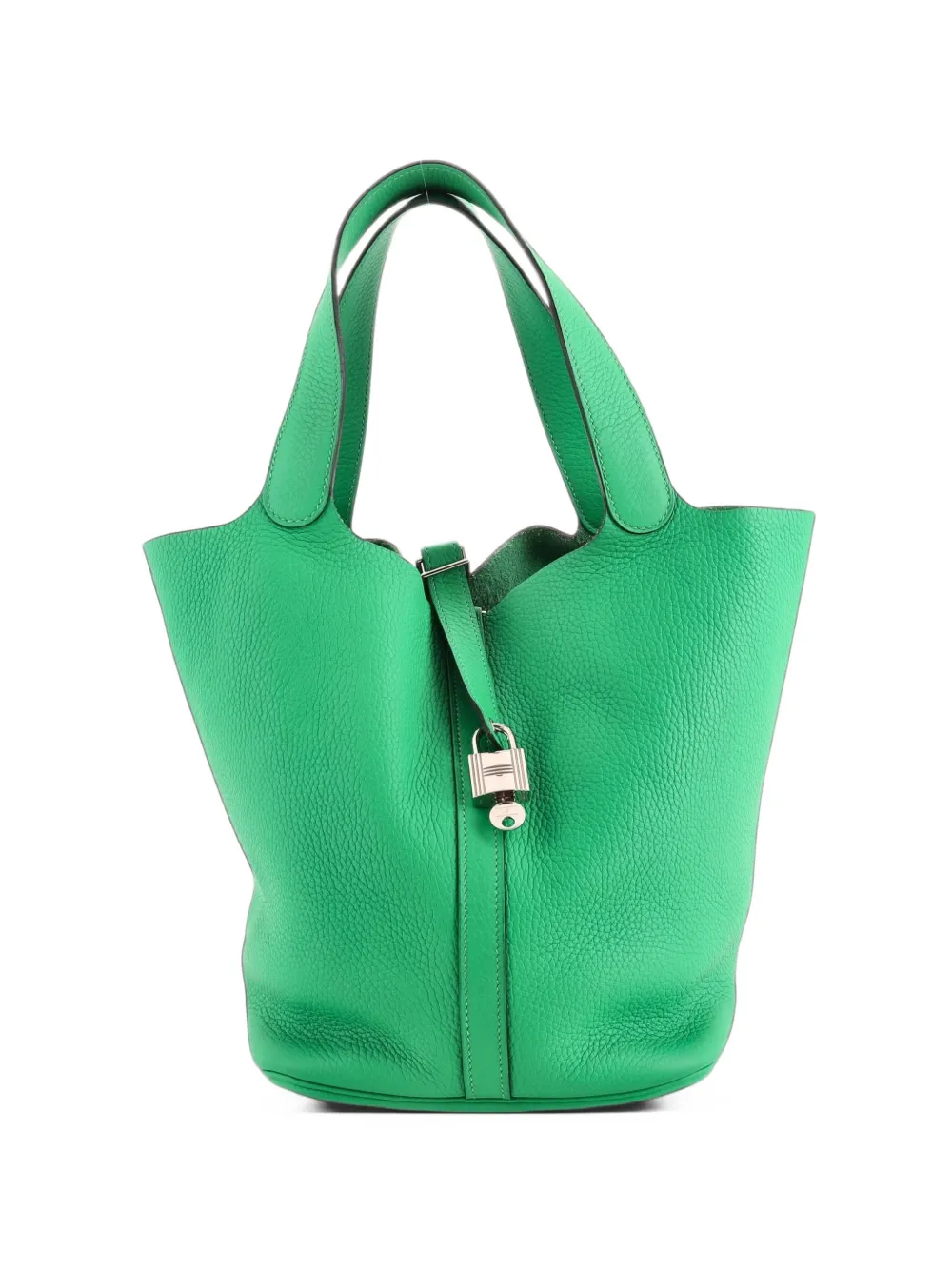 Hermès Pre-Owned Picotin Lock Bag Clemence GM bucket bag - Green