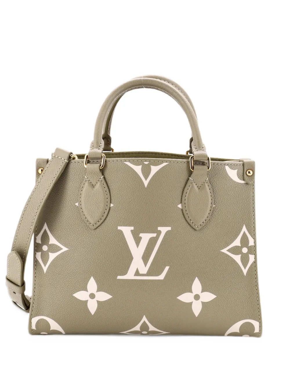 Louis Vuitton Pre-Owned OnTheGo Bicolor Monogram Empreinte Giant PM tote bag - Verde