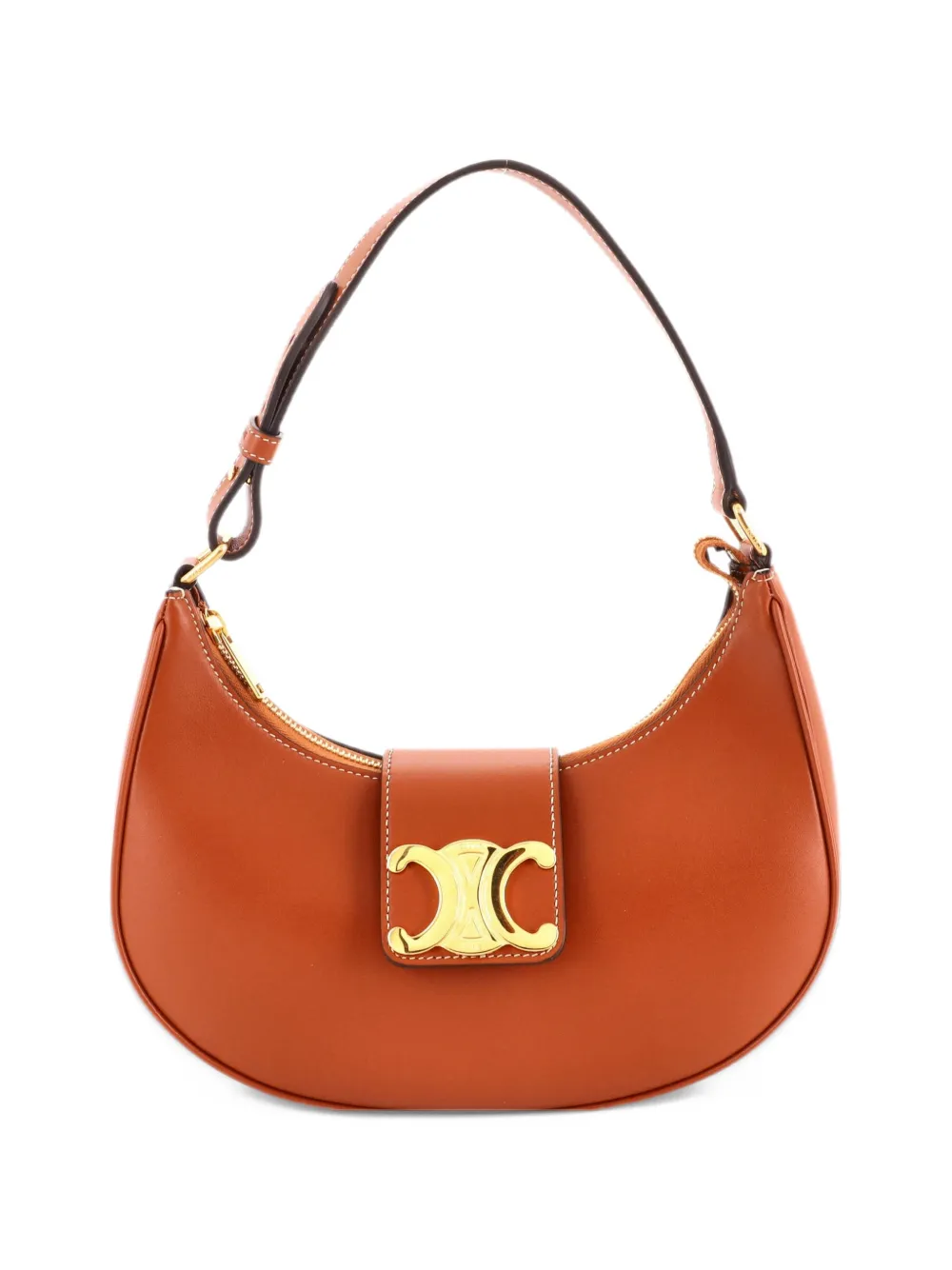 Celine Pre-Owned Ava Triomphe Bag Leather shoulder bag - Marrone