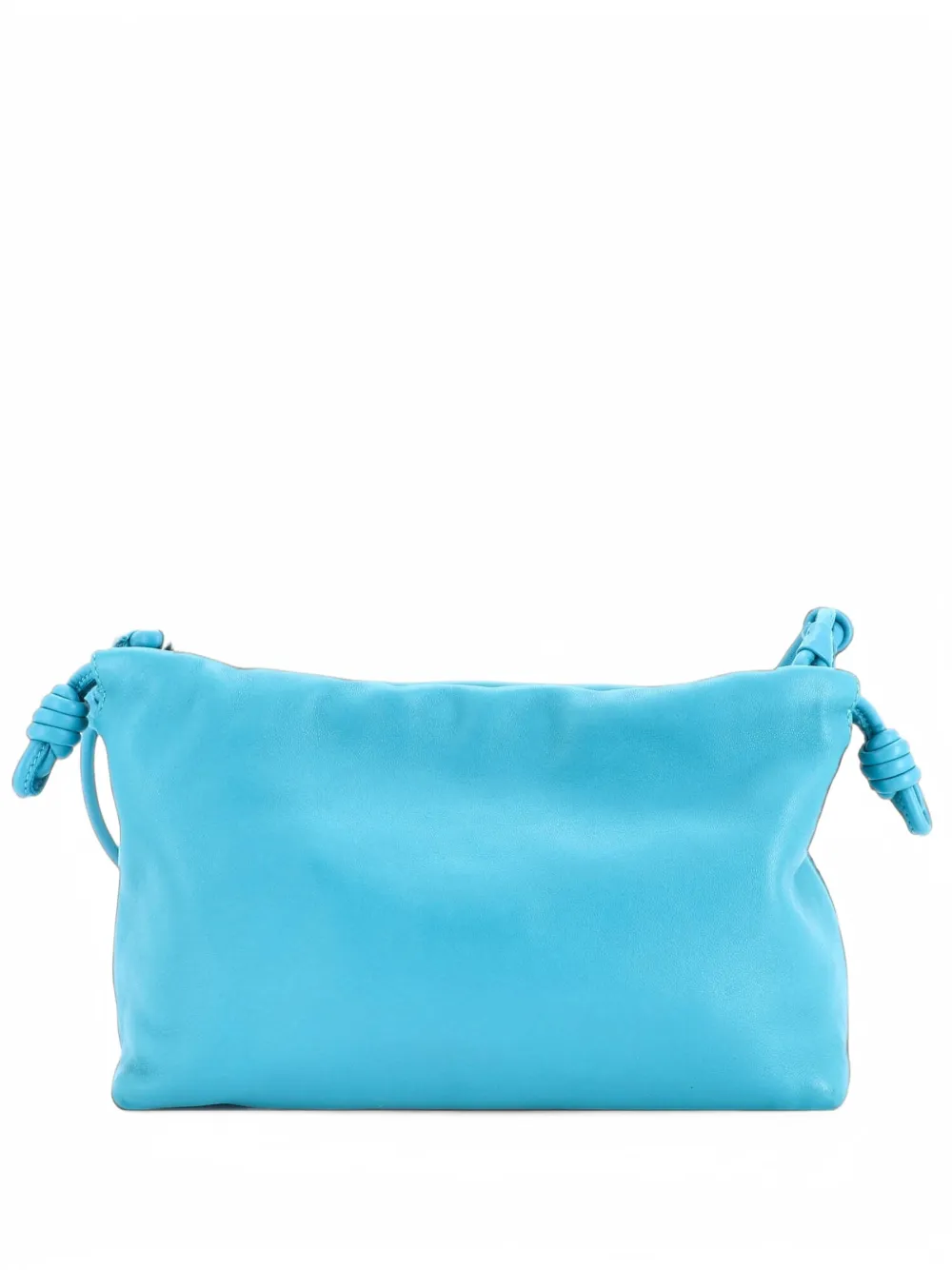 Loewe Pre-Owned Flamenco Knot Chain Purse Bag Leather Medium crossbody bag - Blu