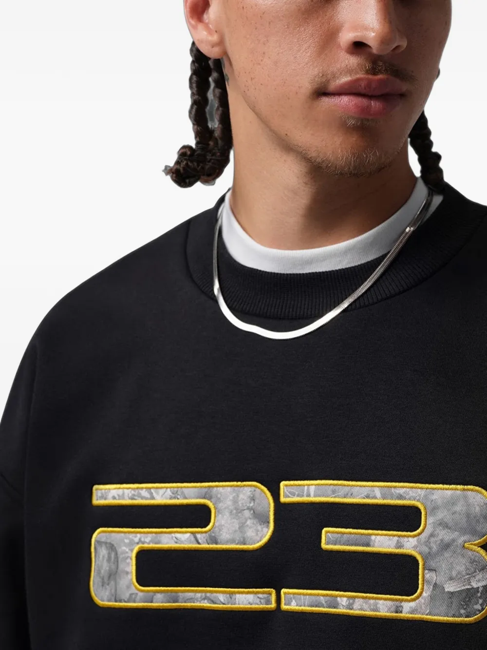 Jordan Brooklyn Realtree crew-neck sweatshirt Zwart