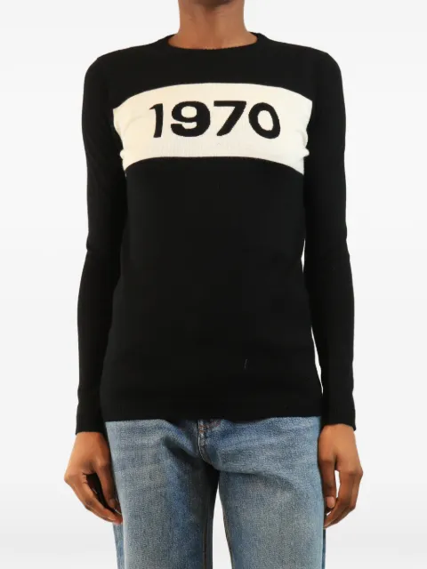 Bella Freud 1970 intarsia-knit sweater