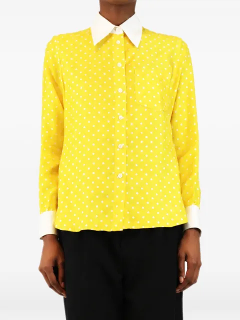 Bella Freud Minnelli polka-dot shirt