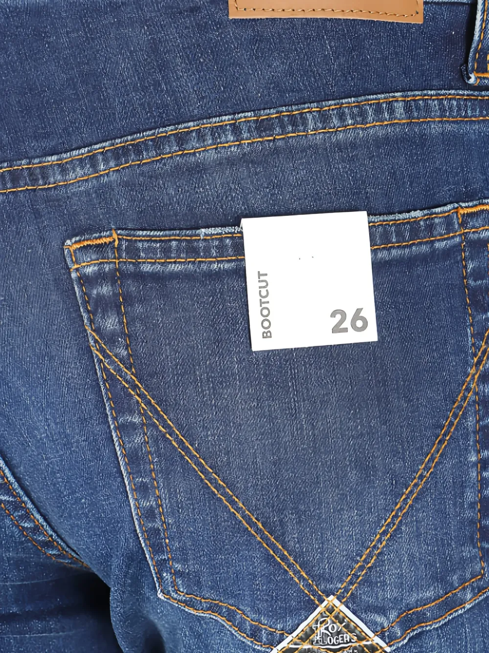Roy Rogers whiskering-effect jeans Blauw