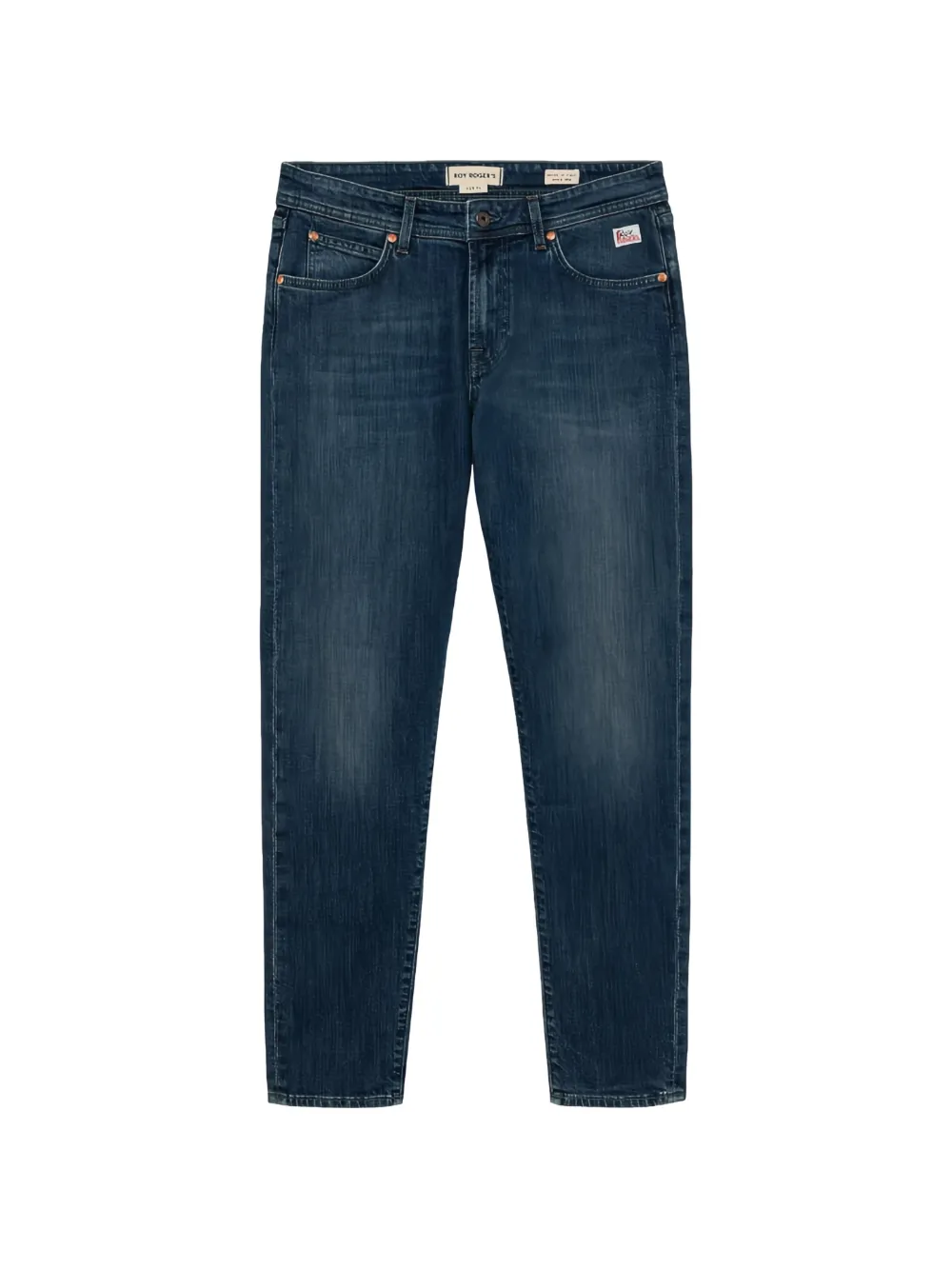 Roy Rogers faded slim-fit jeans Blauw