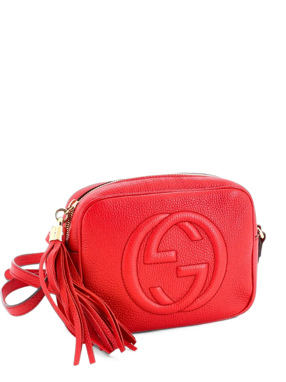Gucci Pre-Owned Soho Disco Leather Small crossbody bag - Rosso