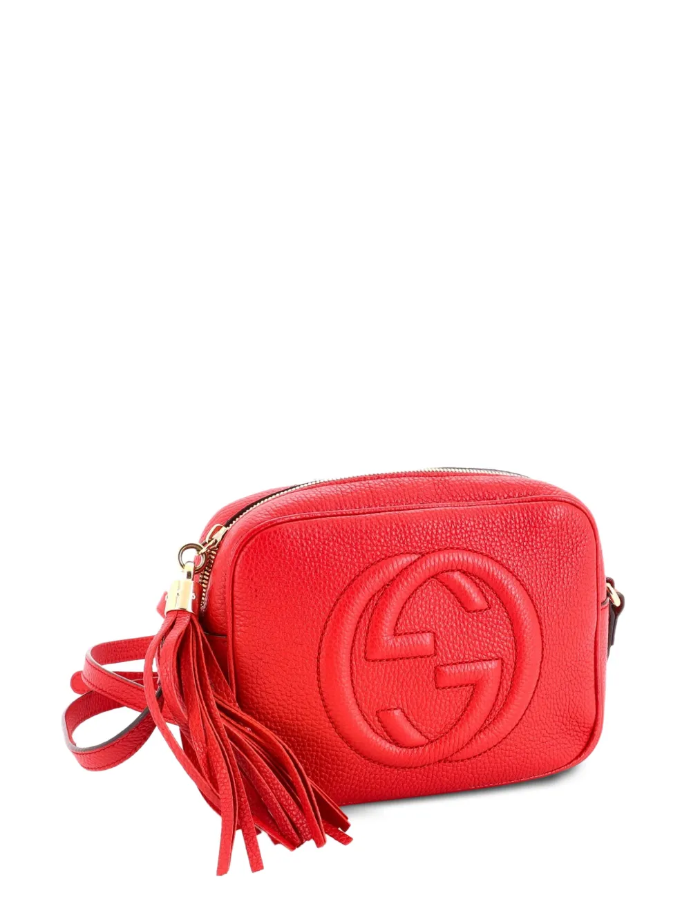 Gucci Pre-Owned Soho Disco Leather Small crossbody bag - Rosso