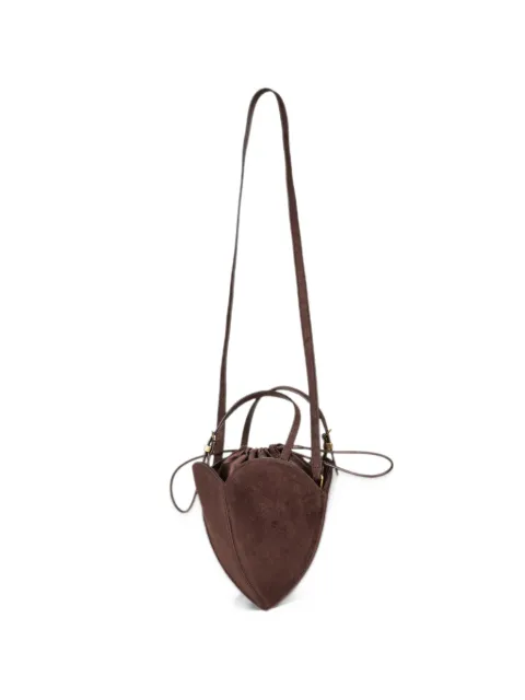 ROTATE BIRGER CHRISTENSEN bolso de ante con forma de corazón