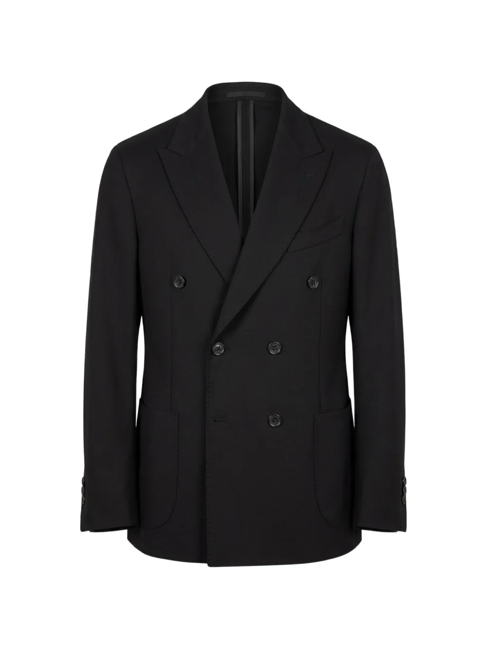 Daniele Alessandrini double-breasted peak-lapels blazer - Black