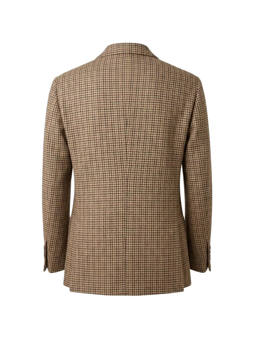 Daniele Alessandrini houndstooth single-breasted blazer Bruin