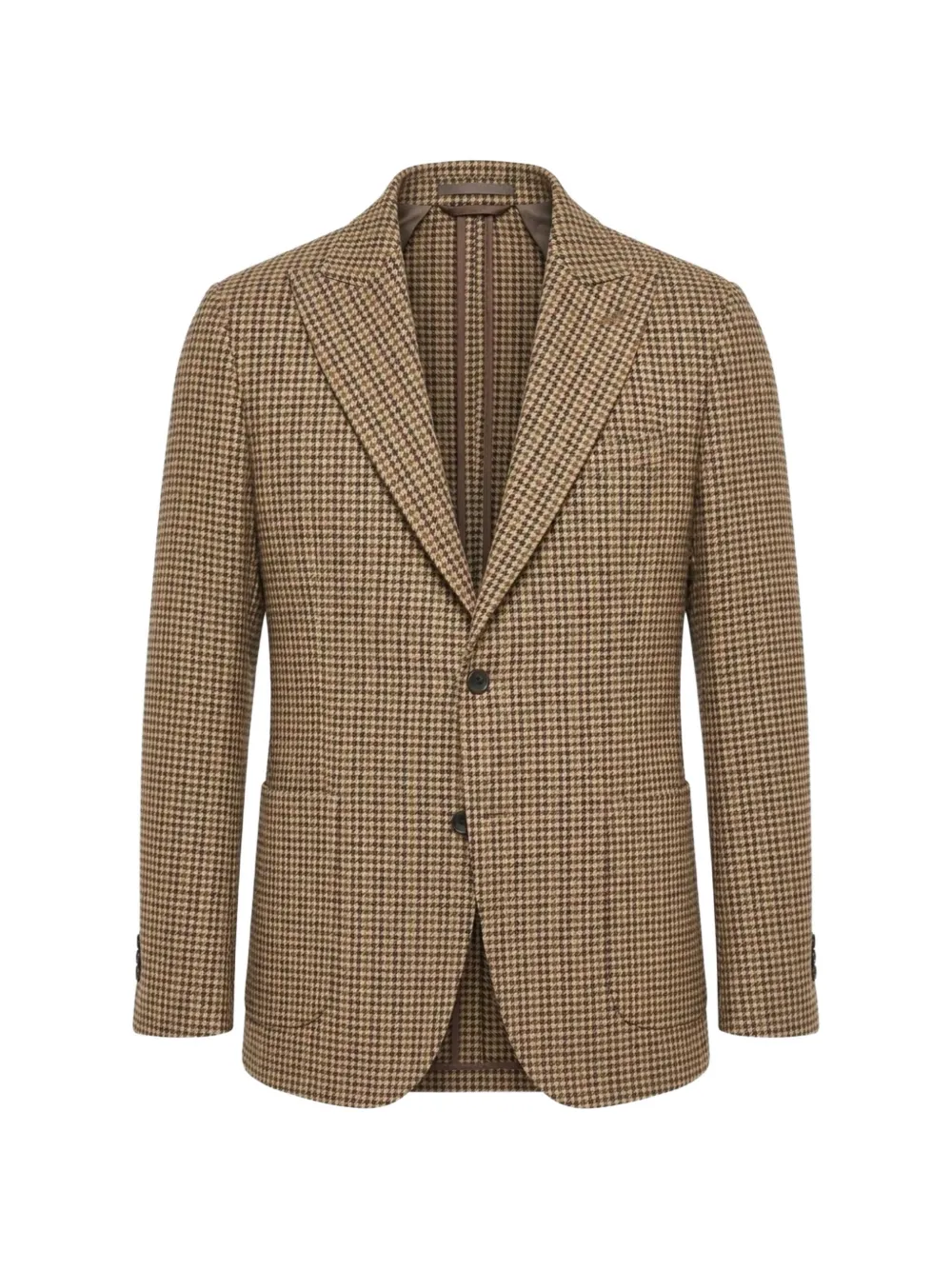 Daniele Alessandrini Blazer monopetto in pied-de-poule - Marrone