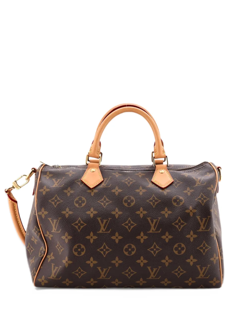 Louis Vuitton Pre-Owned Speedy Soft Crafty Bandouliere Bag Monogram Canvas 30 satchel - Brown