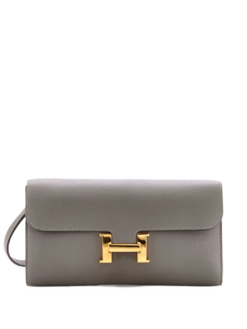 Hermès Pre-Owned Constance To Go Wallet Evercolor clutch bag - Grey