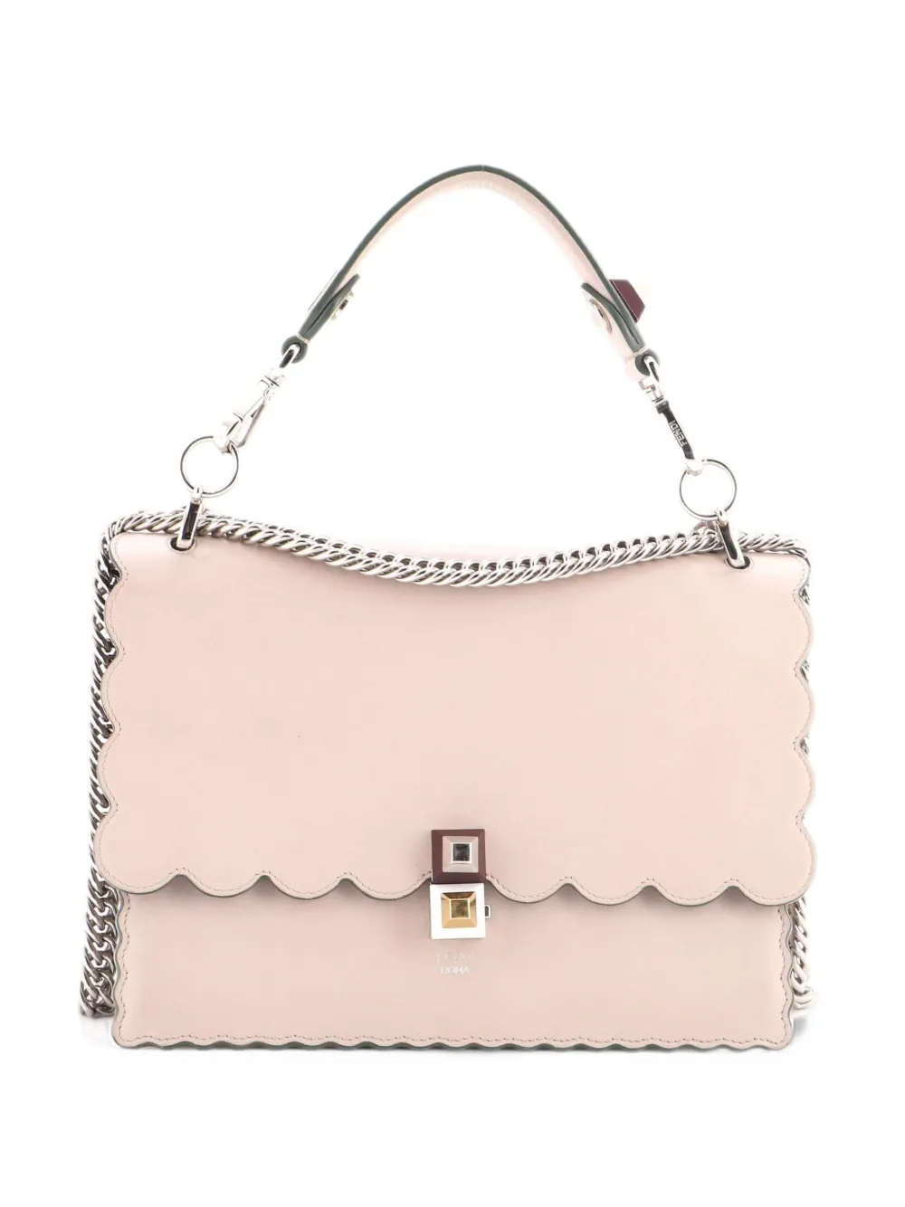 Fendi Pre-Owned Kan I Bag Leather Medium shoulder bag - Neutrals