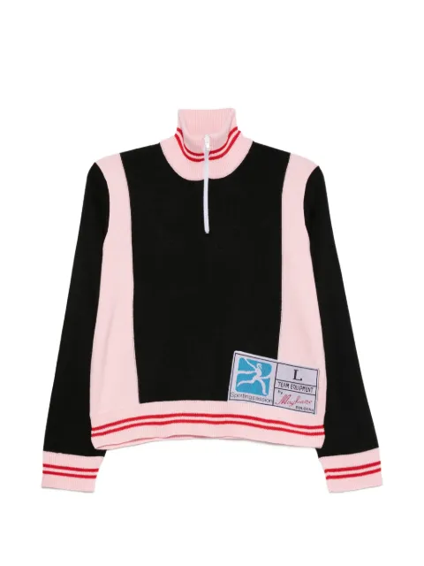 Magliano logo-patch panelled sweater