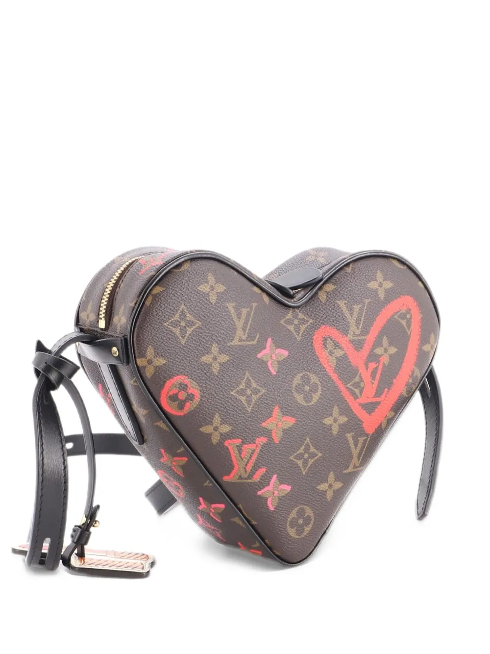 Louis Vuitton Pre-Owned Coeur Handbag Limited Edition Fall in Love Monogram Canvas crossbody bag - Brown