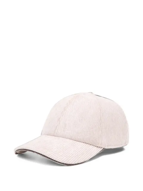 Peserico gorra de béisbol de pana