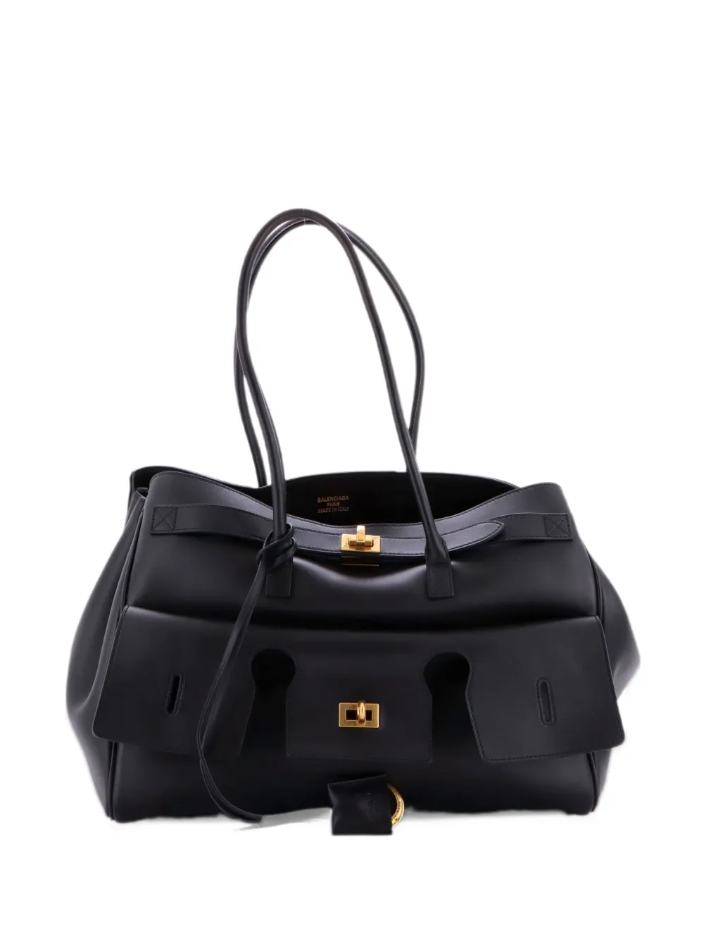 Balenciaga Pre-Owned Bel Air Carry All Bag Leather Medium tote bag - Nero