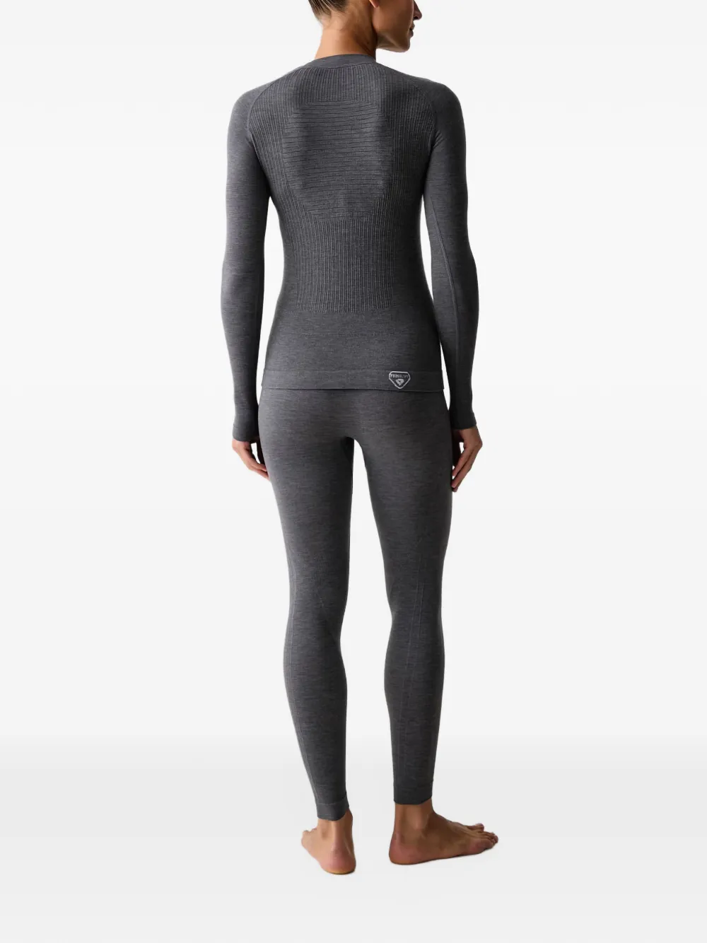Viking ribbed-knit ski set (set of two) Grijs