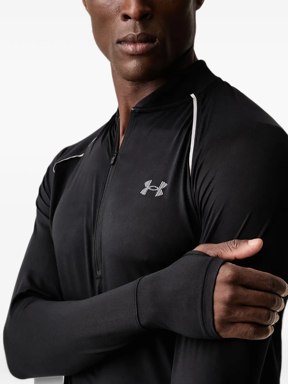 Under Armour Velociti quarter-zip long-sleeve T-shirt Zwart