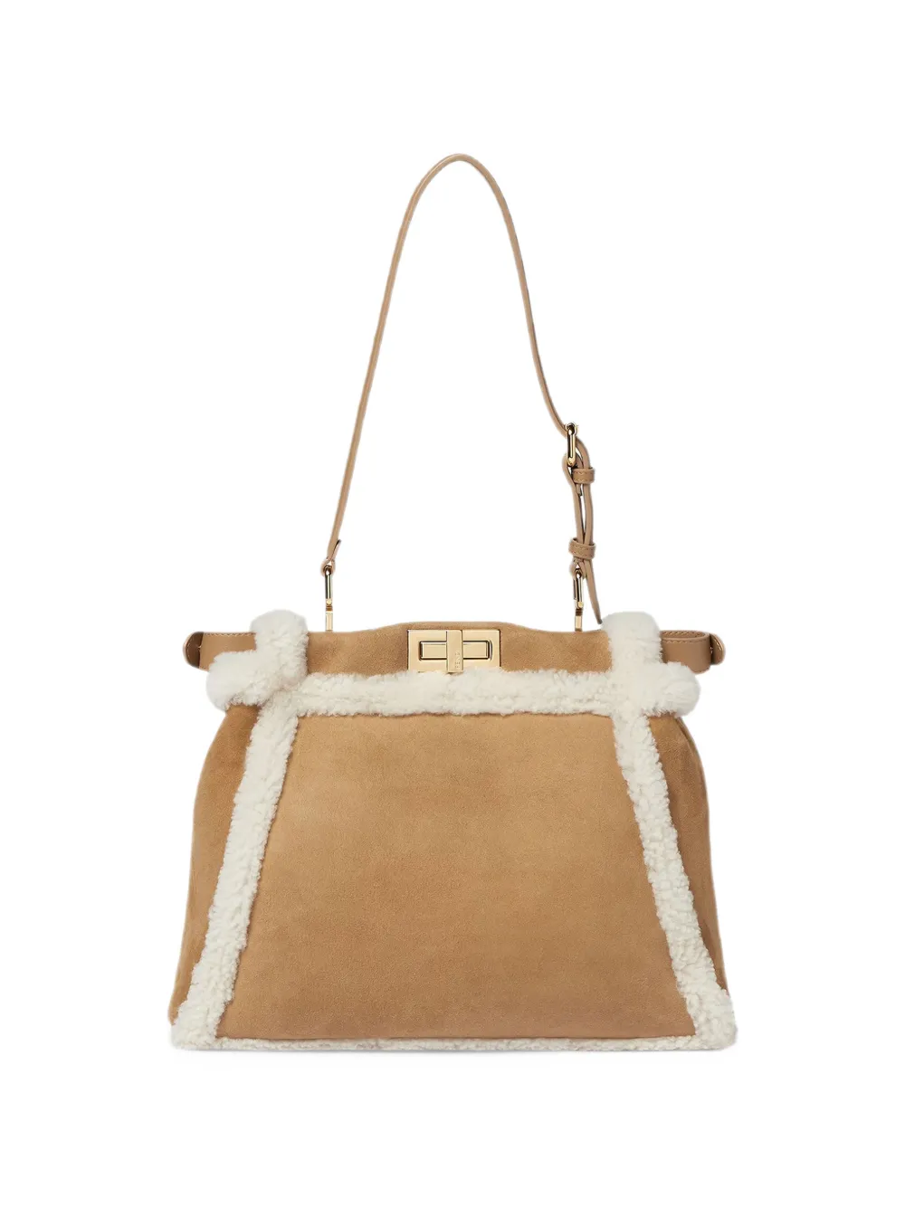 FENDI My Peekaboo medium bag Beige