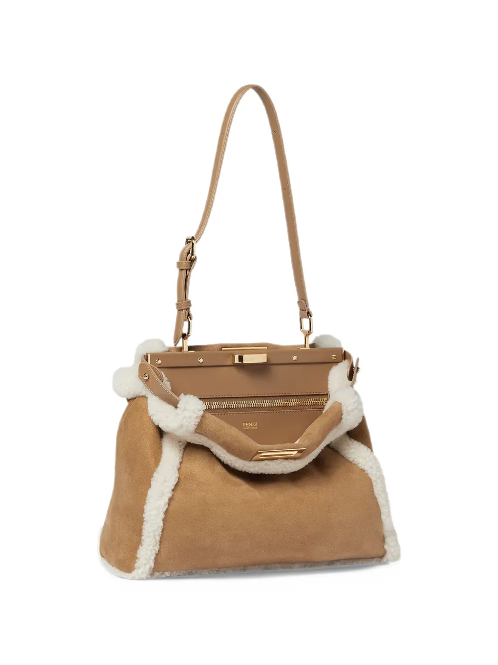 FENDI My Peekaboo medium bag Beige