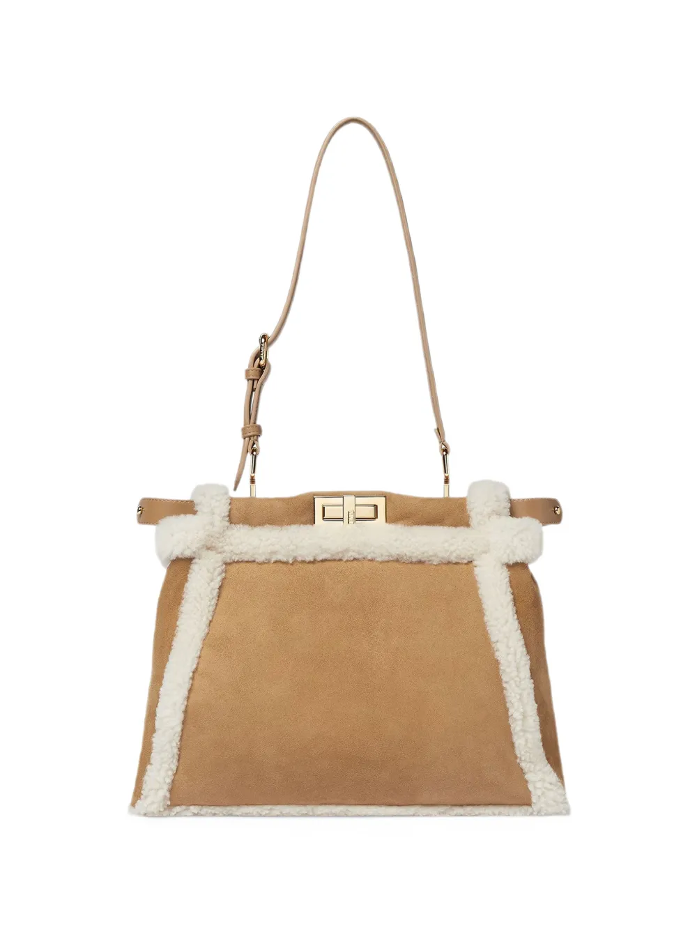 FENDI My Peekaboo medium bag Beige