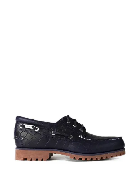 Timberland x Jacquemus crocodile-effect boat shoes