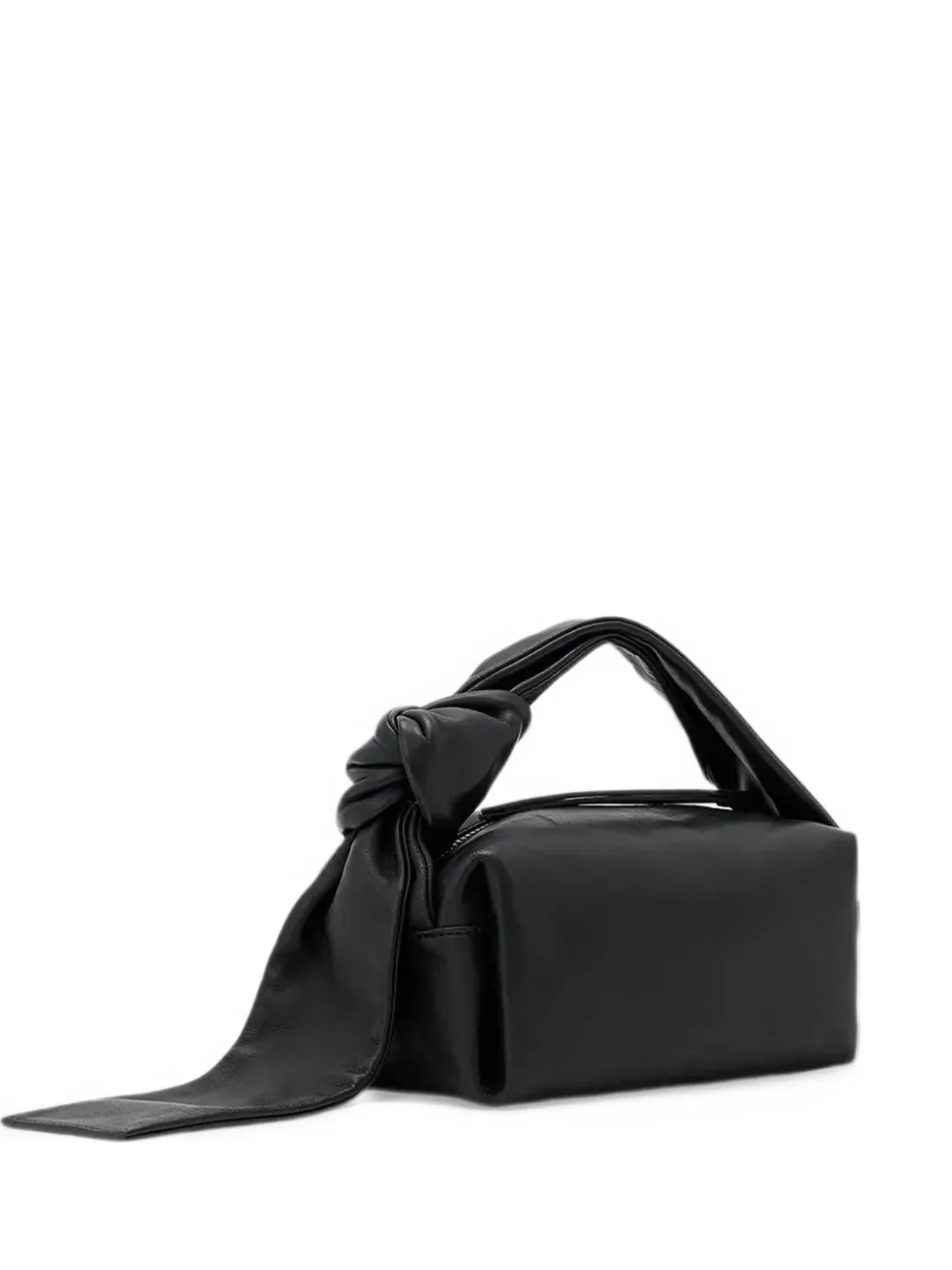 AllSaints Effie leather knot shoulder bag - Nero