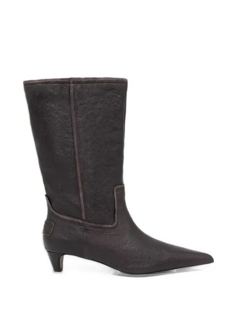 AllSaints Veda pointed-toe leather boots