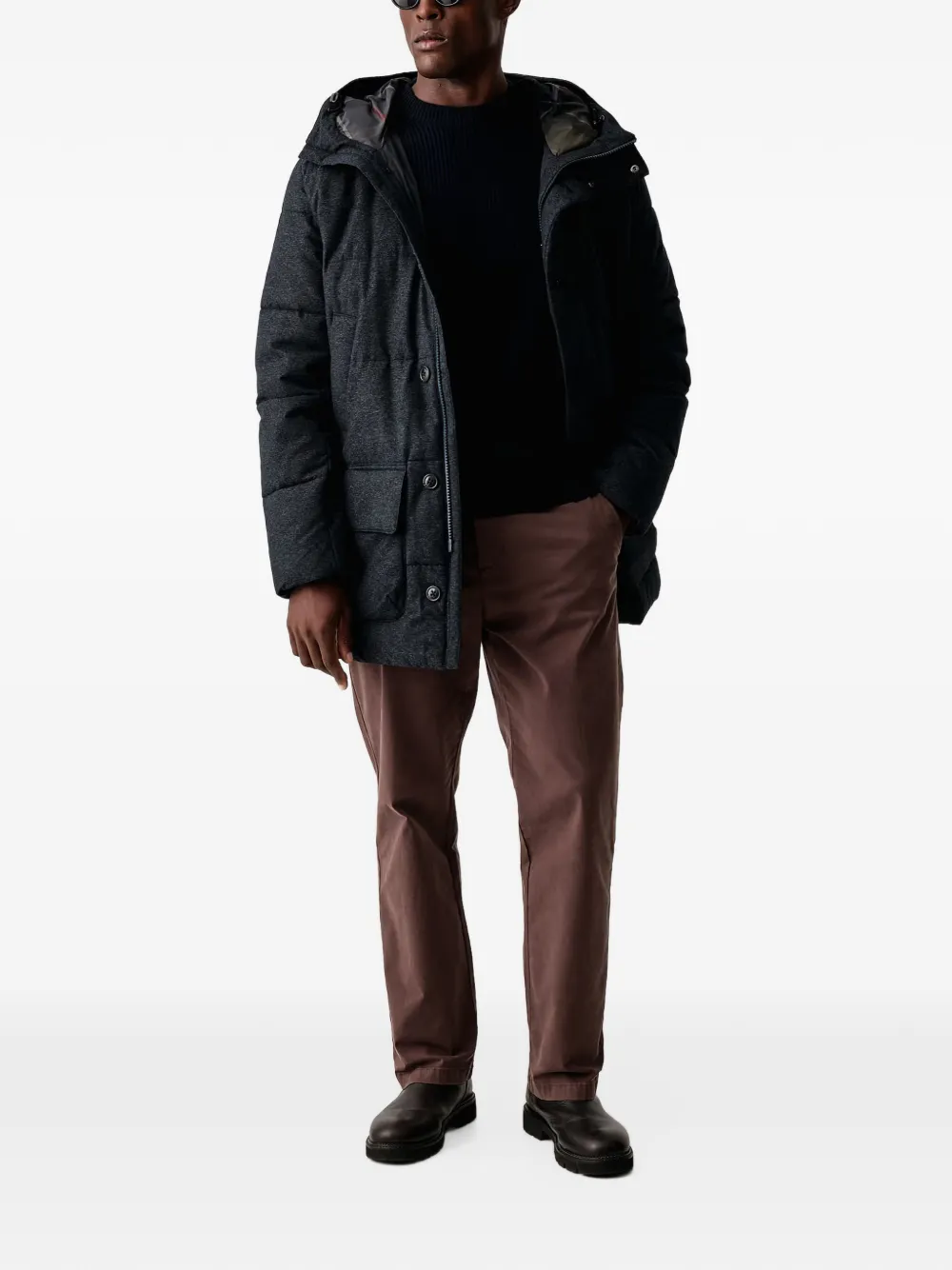 Barbour winter Bedale puffer jacket Blauw