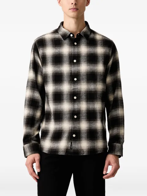 AllSaints baseline long-sleeve check shirt