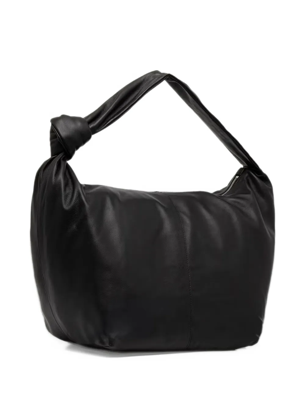 AllSaints knotted leather shoulder bag - Nero