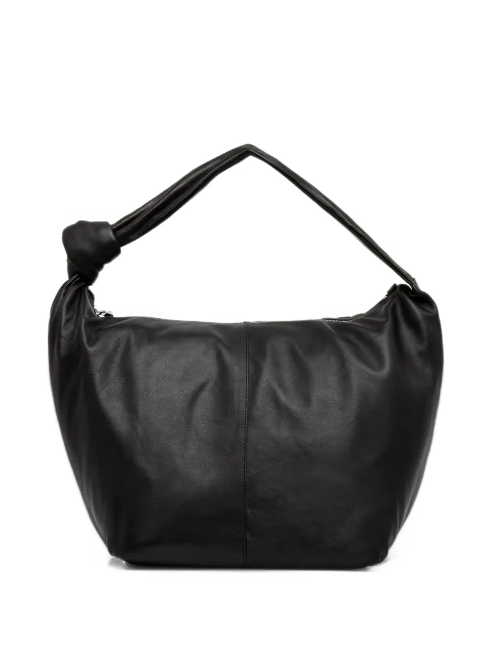 AllSaints knotted leather shoulder bag - Nero